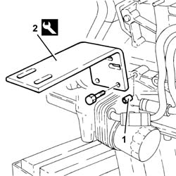 ENGINE - POSITION ON STAND AND REMOVE