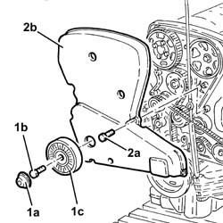ENGINE - POSITION ON STAND AND REMOVE