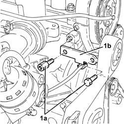 ENGINE - POSITION ON STAND AND REMOVE