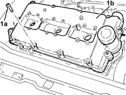 LEFT CAM COVER - R + R AND REPLACE GASKET