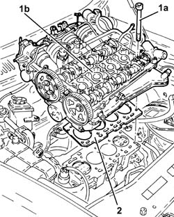 SINGLE CYLINDER HEAD, REMOVED - OVERHAUL