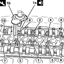 SINGLE CYLINDER HEAD, REMOVED - OVERHAUL