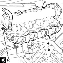 SINGLE CYLINDER HEAD, REMOVED - OVERHAUL