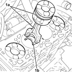 PISTON WITH CONNECTING ROD - R R