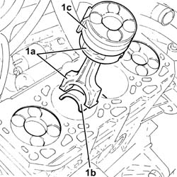 PISTON WITH CONNECTING ROD - R R