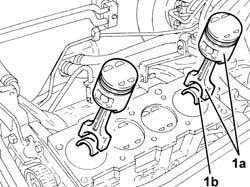 PISTON WITH CONNECTING ROD - R R
