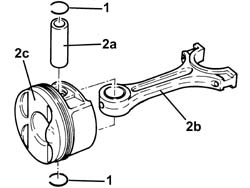 PISTON/CYLINDER LINER - R R