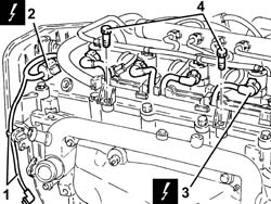 TOOTHED TIMING BELT - R R WITH ENGINE REMOVED