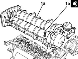 TOOTHED TIMING BELT - R R WITH ENGINE REMOVED