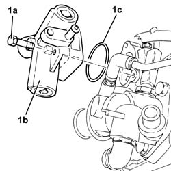 CAMSHAFT IN CYLINDER HEAD - R R WITH HEAD REMOVED