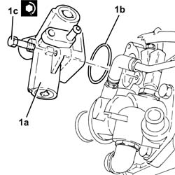 CAMSHAFT IN CYLINDER HEAD - R R WITH HEAD REMOVED