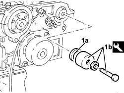 CAMSHAFT IN CYLINDER HEAD - R R WITH HEAD REMOVED