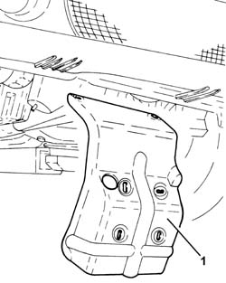 CATALYTIC CONVERTER HEAT SHIELD - R R