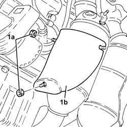 CATALYTIC CONVERTER HEAT SHIELD - R R