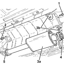 FRONT EXHAUST SILENCER - R + R