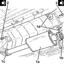 FRONT EXHAUST SILENCER - R + R