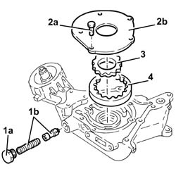 ENGINE OIL PUMP, REMOVED - CHECK AT BENCH