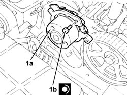 WATER PUMP - R + R WITH DRIVE BELT REMOVED