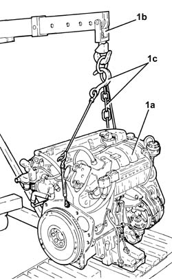 WATER PUMP - R + R WITH ENGINE REMOVED