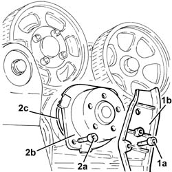 WATER PUMP - R + R WITH ENGINE REMOVED