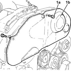 WATER PUMP - R + R WITH ENGINE REMOVED