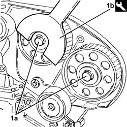 WATER PUMP - R + R WITH ENGINE REMOVED