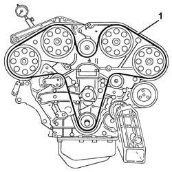 WATER PUMP - R + R WITH ENGINE REMOVED