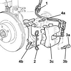 FRONT BRAKE CALLIPER BRACKET - R R