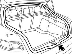 TAILGATE COMPARTMENT SEAL - R+R