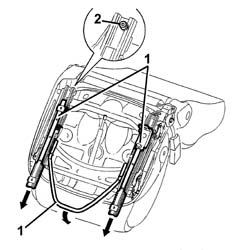 SEAT SLIDE CONTROL LEVER - R R