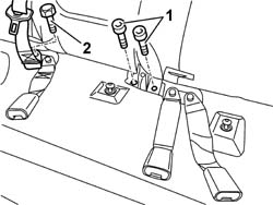 SPLIT REAR SEAT ASSEMBLY - R+R