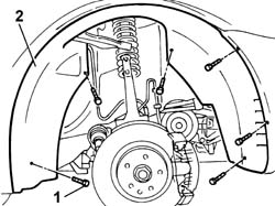 RIGHT FRONT WHEEL ARCH LINER - R.R.