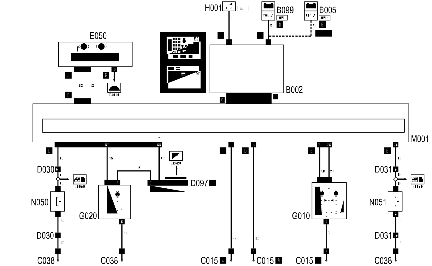 COURTESY LIGHTS - WIRING DIAGRAM