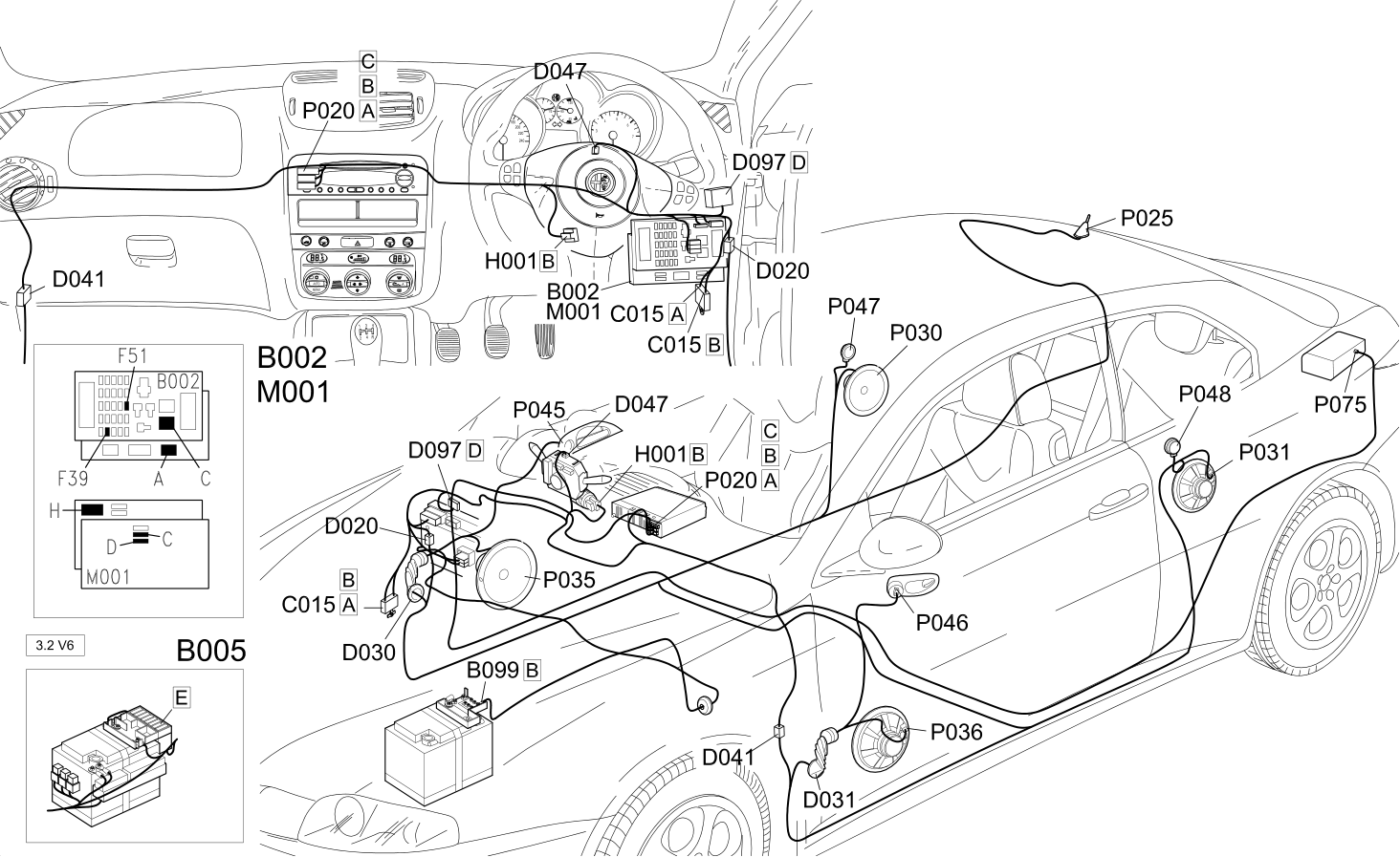 RADIO - COMPONENT LOCATION