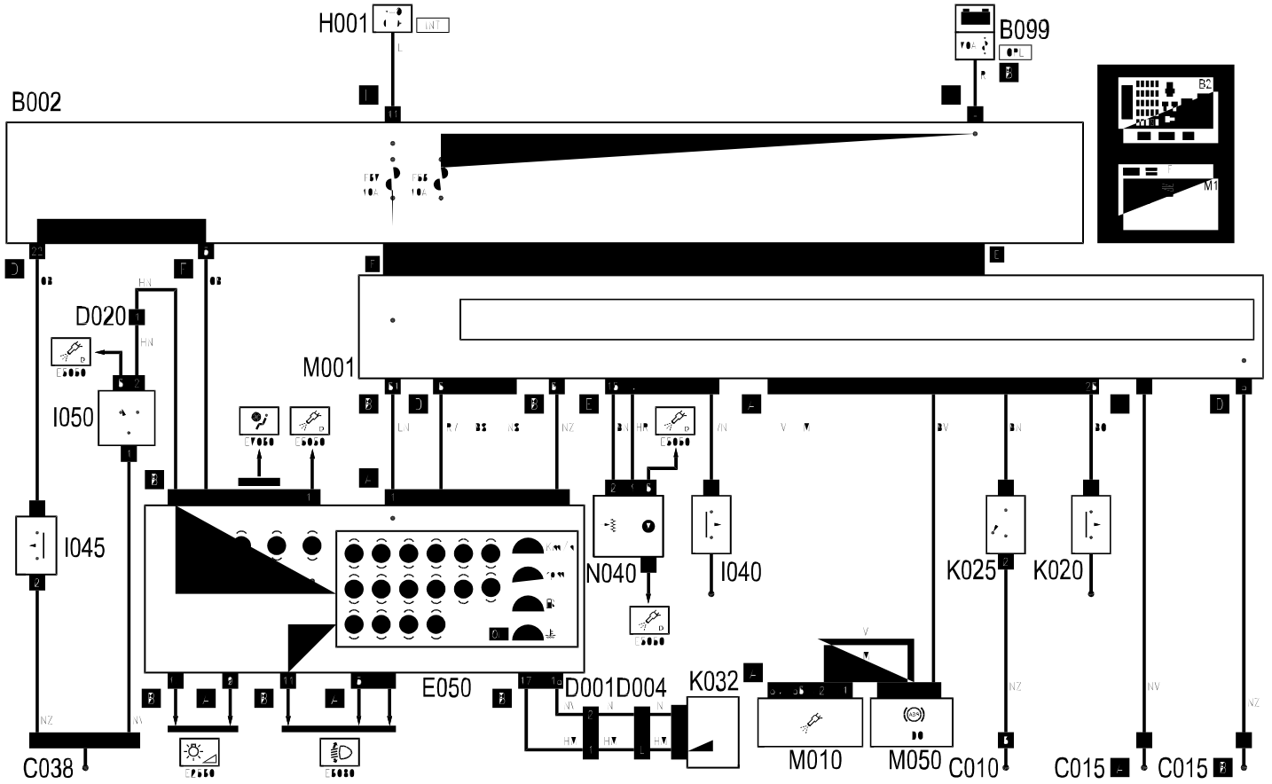 INSTRUMENT PANEL - WIRING DIAGRAM