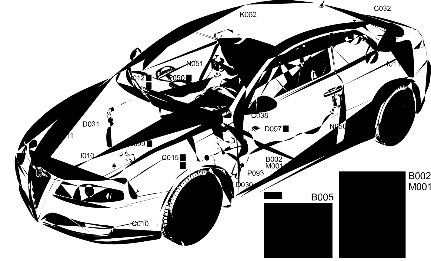 ALARM - LOCATION OF COMPONENTS