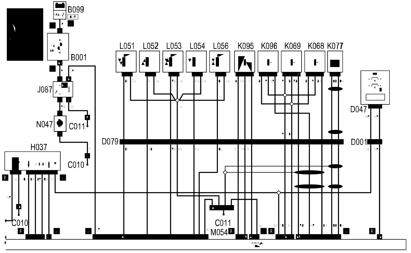 ROBOTIZED GEARBOX - WIRING DIAGRAM