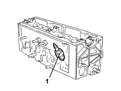 Single cylinder head, removed - overhaul