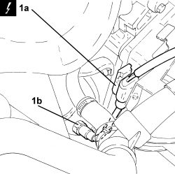 Rear lambda probe with catalitic converter r r