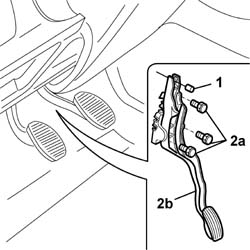 Accelerator pedal - r + r
