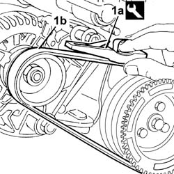 Alternator drive belt - r + r