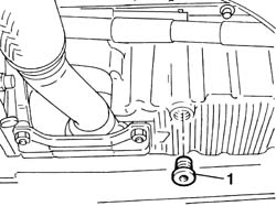 Engine oil drain plug - replace