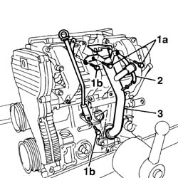 COMPONENTS TRANSFER for half-finished engine