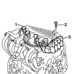 Toothed timing belt - r r with engine removed