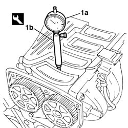 Toothed timing belt - r r with engine removed