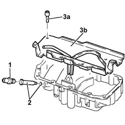 Oil sump bulkhead - r r