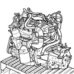 POWER UNIT WITH MANUAL GEARBOX - R.R