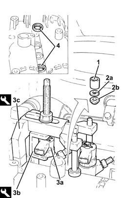 Single cylinder head extension - change gasket