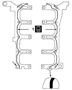 Connecting rod and piston set - r r