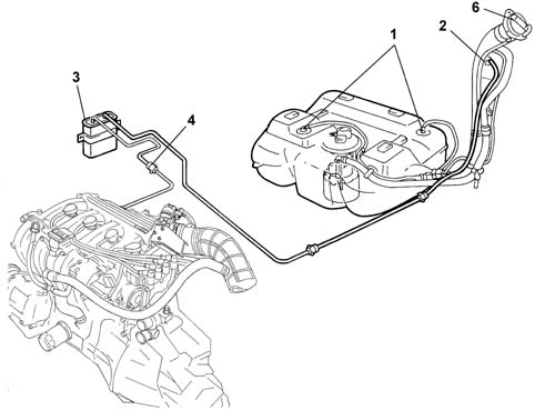 EVAPORATION CONTROL SYSTEM